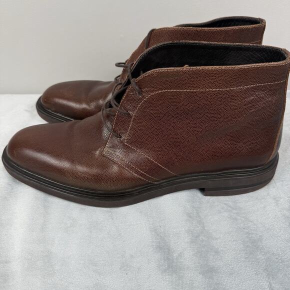 Donald J‎ Pliner Men\'s Ericio Oxford Boot Brown- Sz 10 M Classic Workwear Office main image 9